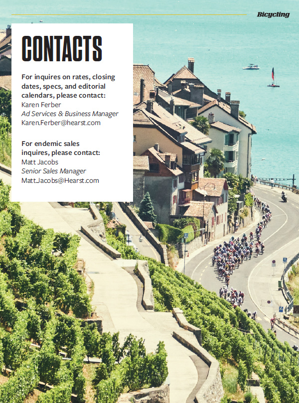 Contact Us - Bicycling Magazine Media Kit